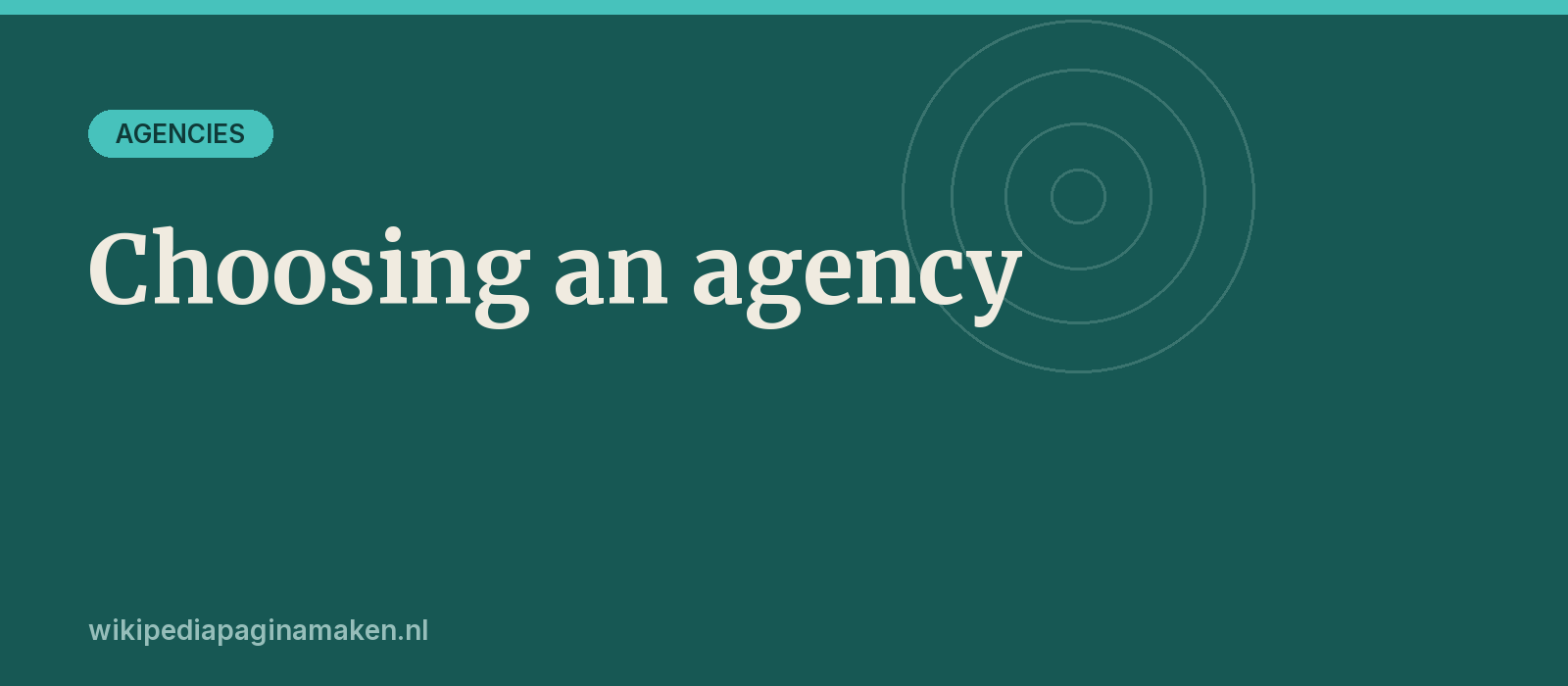 Choosing a Wikipedia page creation service or agency