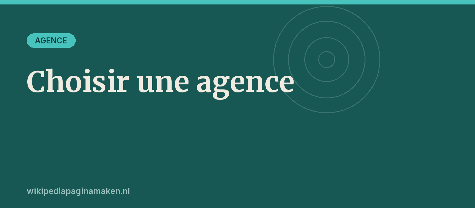 Agence Wikipdia  comment distinguer les prestataires srieux