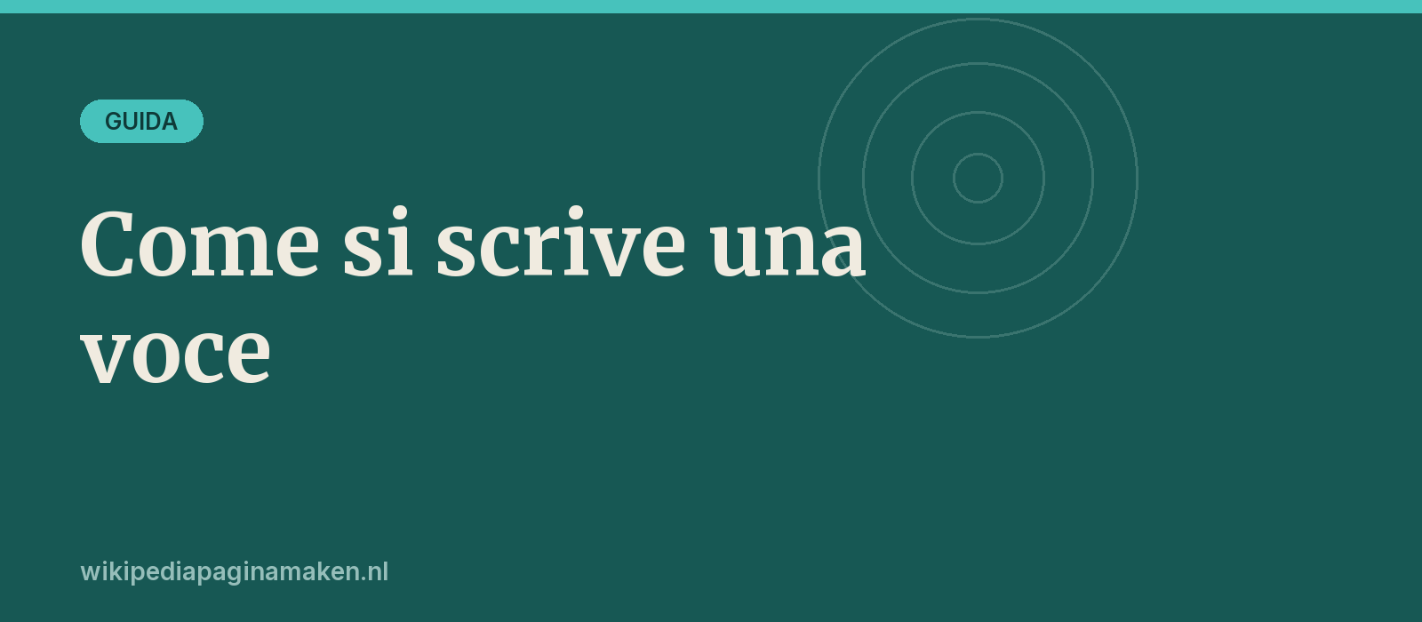 Come creare una voce su Wikipedia
